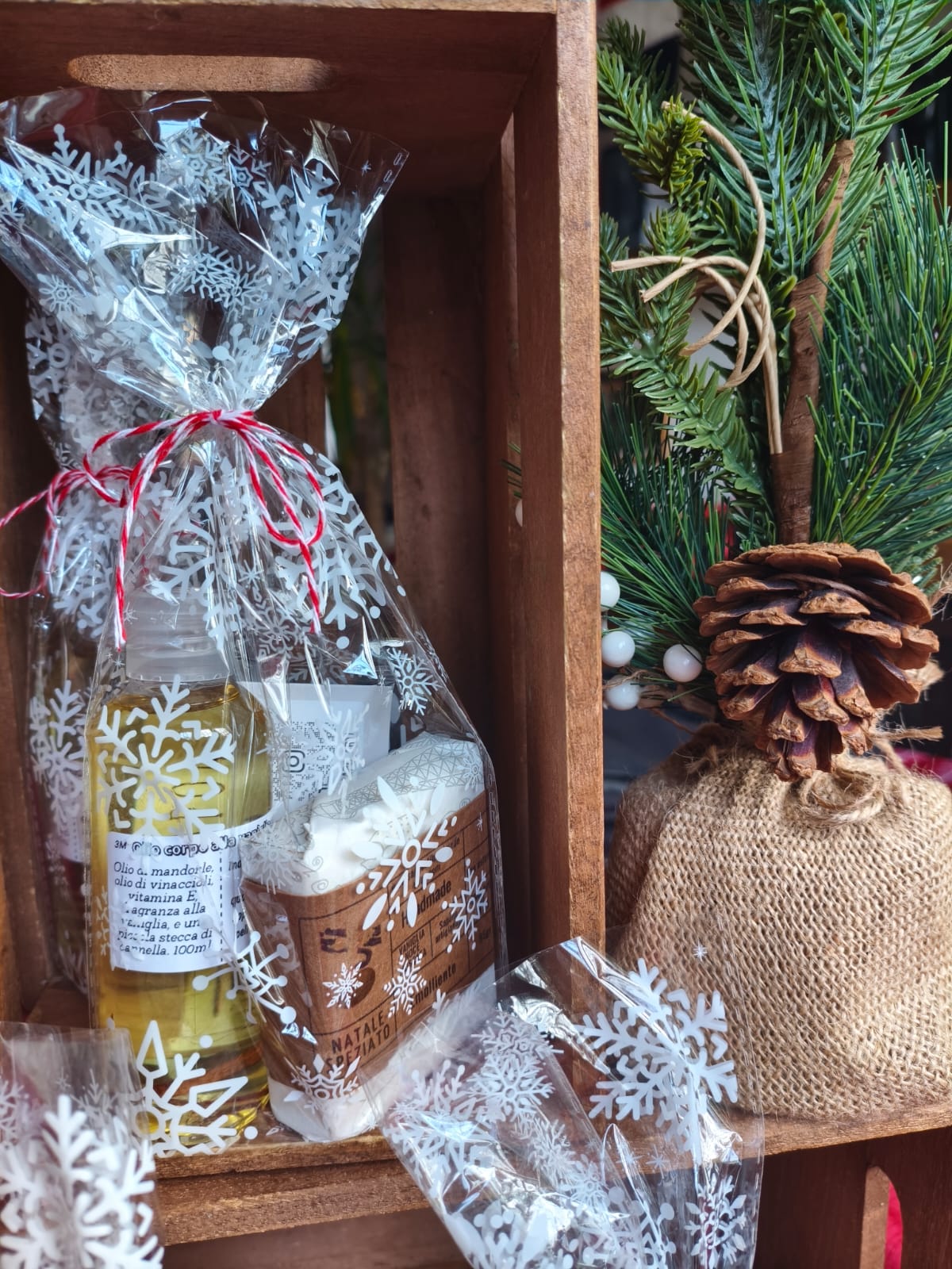 Sacchettino olio alla vaniglia + sapone pan di zenzero