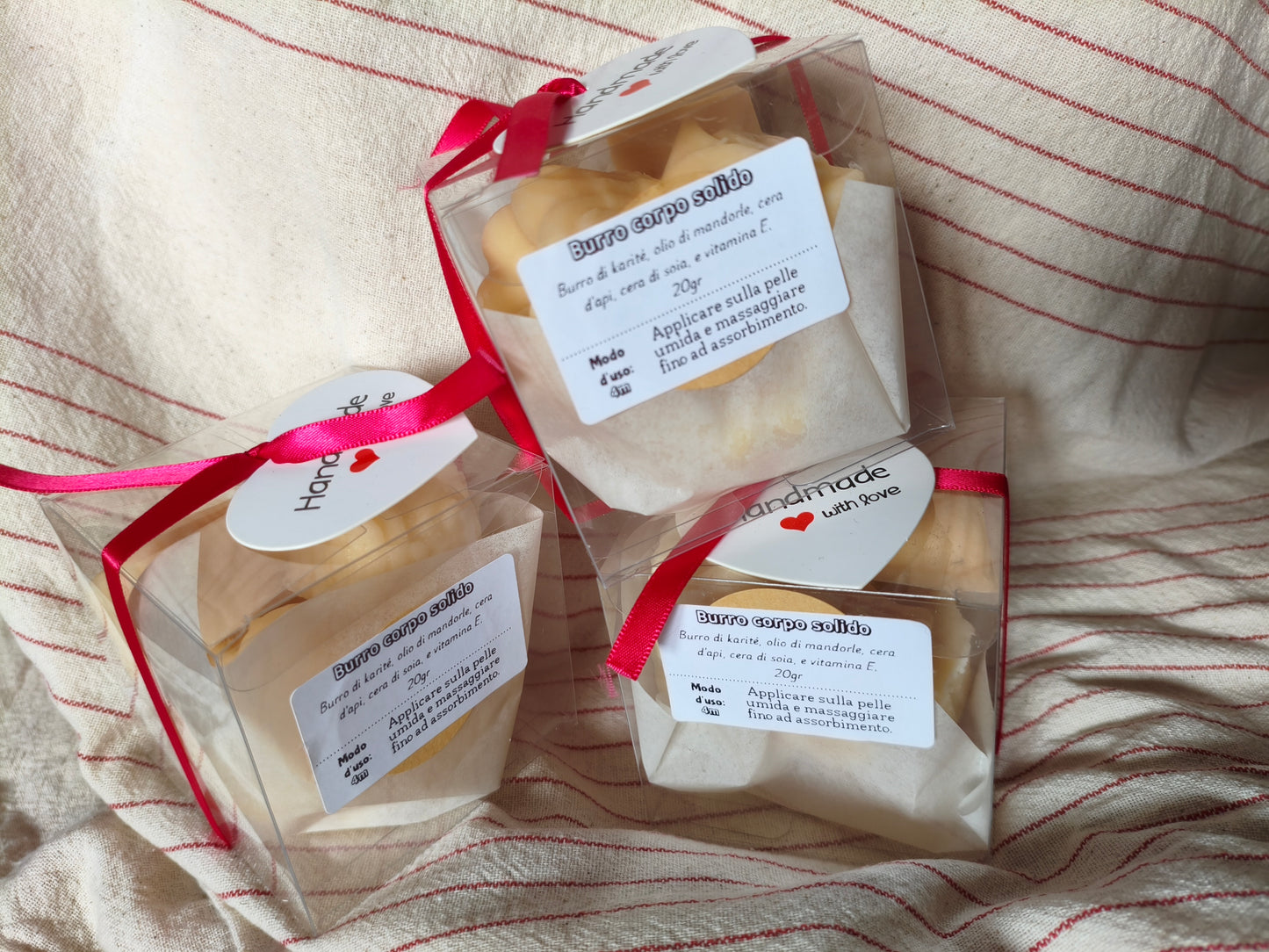 🎁 Mini box burro solido corpo 5/6 pezzi