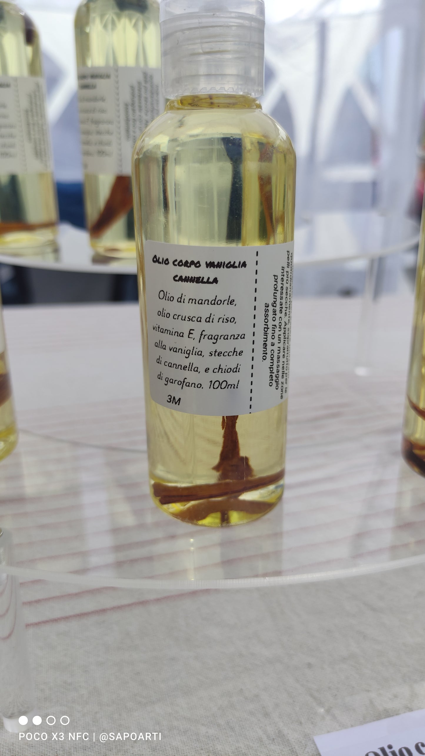 Olio corpo idratante